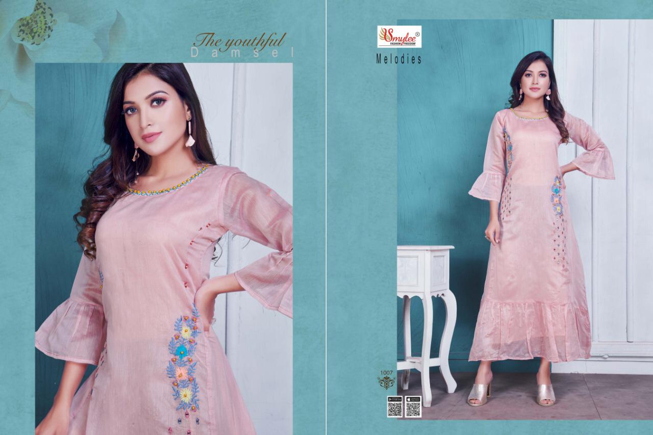 Smyle Melodies Fancy Festive Wear Designer Fancy Long Kurtis Collection
