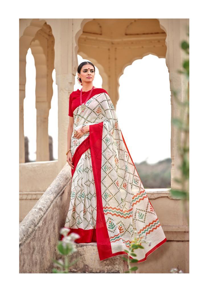 Lt Nivrata Silk Regular Casual Wear Printed Cotton Silk Sarees Collection
