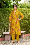 Rosy Vol 2 By Ossm Vertican Discharge Printed Kurti With Bottom Wholesale Online