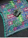 Tew Vol 1 Roman Silk With Ajarakh Print Saree