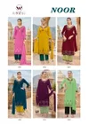 Noor By Woodee Rayon Kurti With Bottom Dupatta
