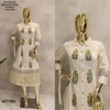 Naisha K 305 Cotton Flex A Line Frock With Block Printed Kurti Exporters In India