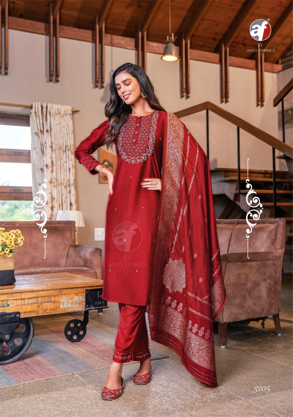 Mayuri Vol 3 By Af Kurti Pant With Heavy Dupatta Catalog