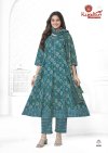Anarkali Vol 4 By Kundan Cotton Anarkali Kurtis Set 