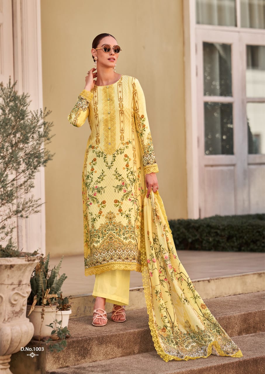 Binsaeed Originals By The Hermitage Shop Jam Satin Dress Material Orders In India