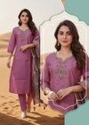 Naisha K 327 Silk Handwork Kurti With Pant Dupatta Wholesale Clothing Distributors In India