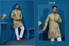 Vantara Vogue by Shubhvastra Viscose Silk Mens Kurta Pajama Wholesale Shop In Surat