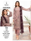 Chevron By Khas Faux Georgette Pakistani Salwar Suits Catalog