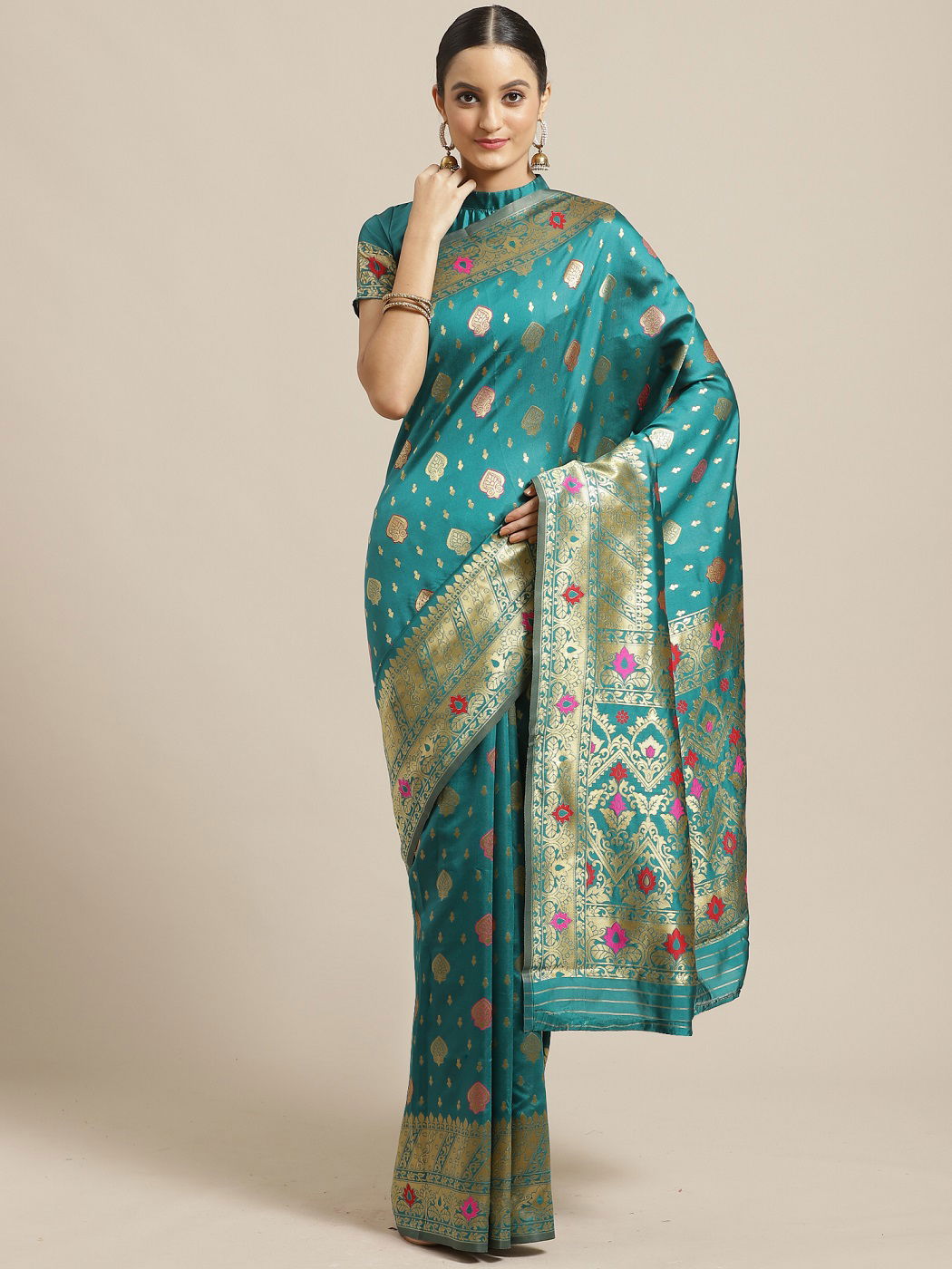 Latest Festival Wear Designer Printed Silk Saree Collection 