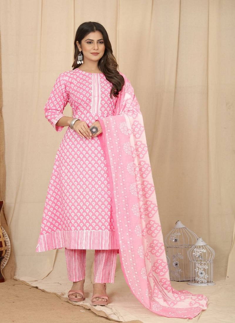 Tanyaa P 145 Casual Wear Cotton Fancy Kurta Set Wholesale Market In Surat With Price