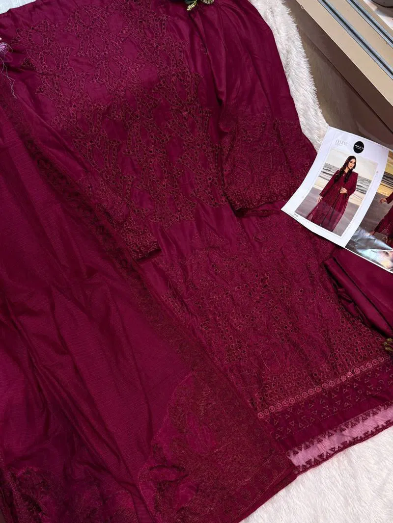 Mehboob Tex 1664 Rayon Embroidered Pakistani Salwar Suits Suppliers In India
