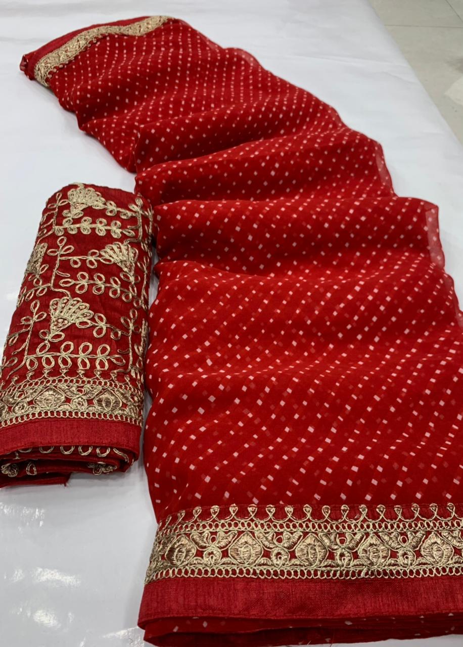 Mohini By Krishi Georgette Designer Sarees Catalog