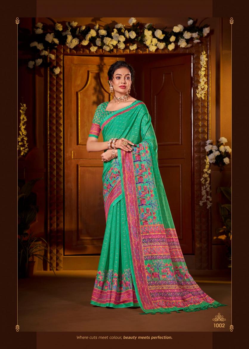 Alankarana Vol 3 By Sanskar Printed Cotton Saree Online Wholesale
