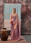 Kalaa Savoy By Rajbeer Wedding Two Tone Handloom Weaving Silk Saree Wholesale Online
