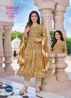 Zeenat Vol 30 By Kavya Foil Printed Surat Kurti Bottom With Dupatta Wholesale Market
