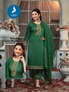 Aditi By Kaya Chanderi Jacquard Surat Kurti With Bottom Dupatta Wholesale Market