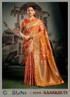 Sanskruti By Gobuni Premium Soft Silk With Zhallar Saree Exporters In India