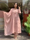 KF 4117 Kalaai Roman Silk Embroidery Kurti With Bottom Dupatta

