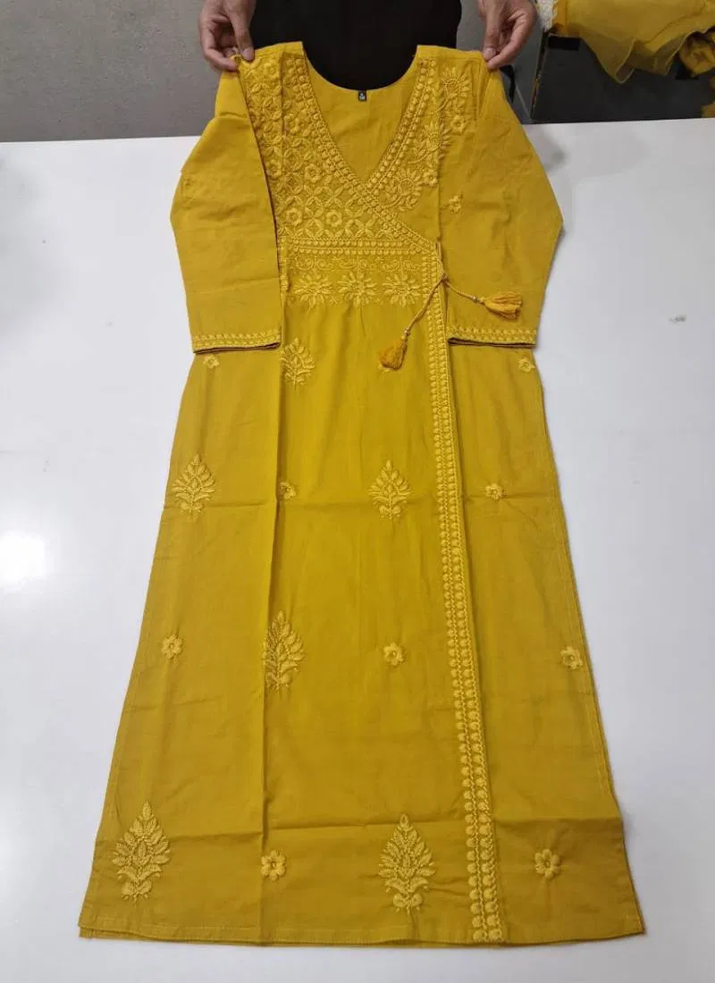 Tanyaa 263 Casual Wear Lucknowi Designer Fancy Kurtis Exporters In India