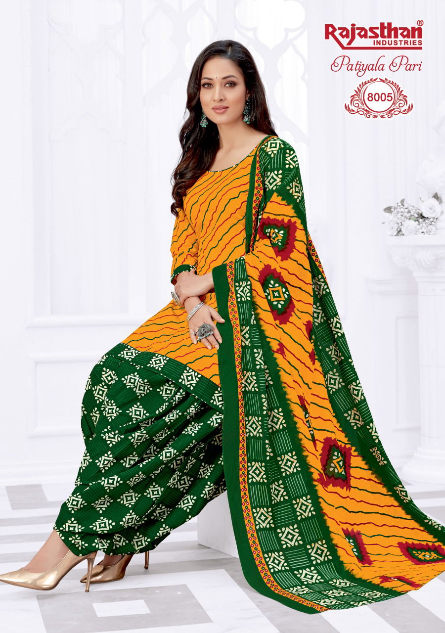 Rj Patiyala Pari 8 Latest Fancy Casual Wear Cotton Print Top Bottom And Dupatta Readymade Collection