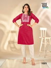 Sonia By Blue Hills Soft Silk Embroidery Kurtis Wholesalers In Surat
