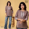 Naisha K 304 Vol 2 Beautiful Embroidery Work Short Top Wholesale Suppliers In India