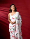 Mg 514 Christmas Special Plain Linen Digital Printed Designer Saree Wholesale Price In Surat