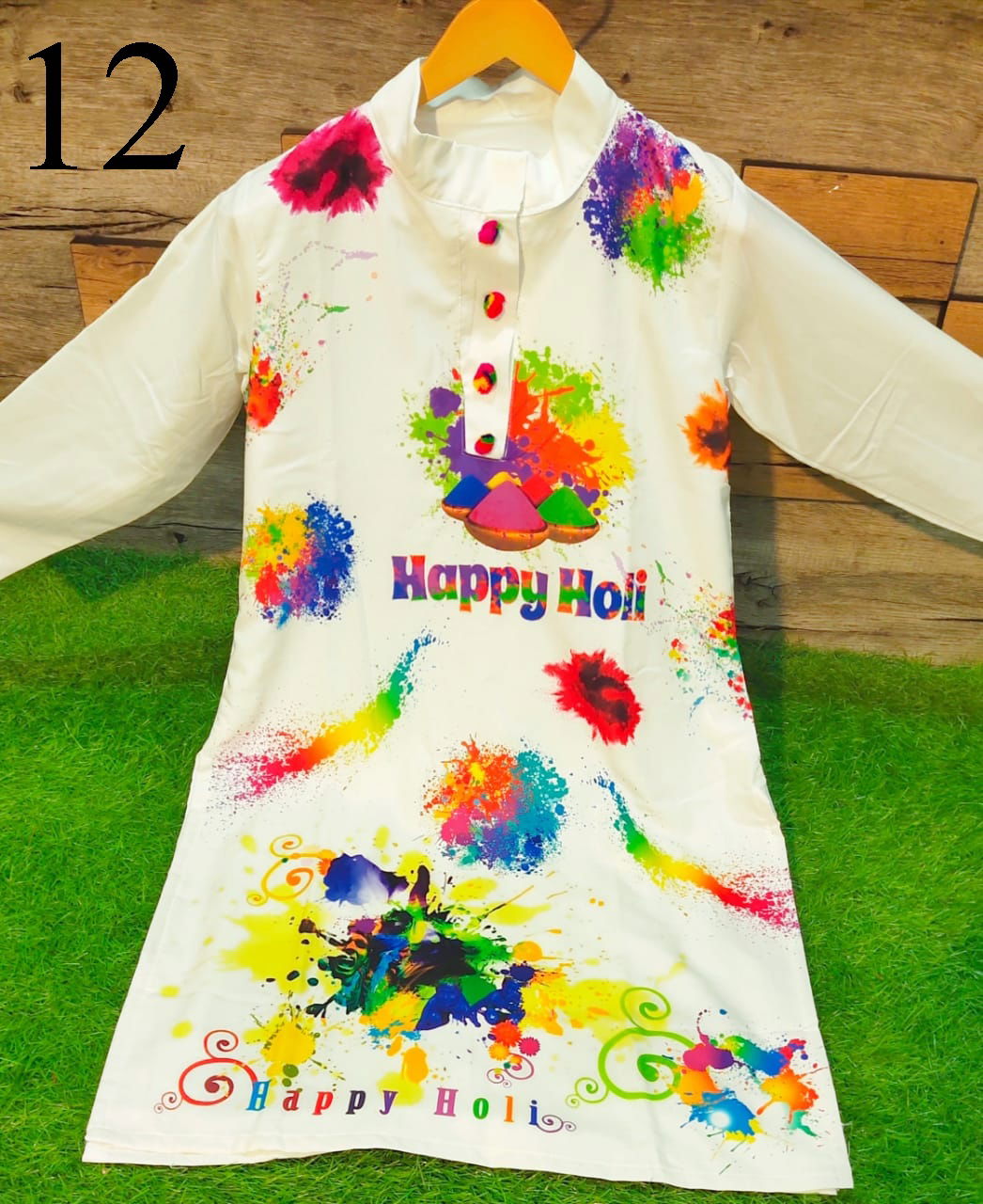 Holi Special 1 Silk Digital Printed Holli Special Kurti Collection