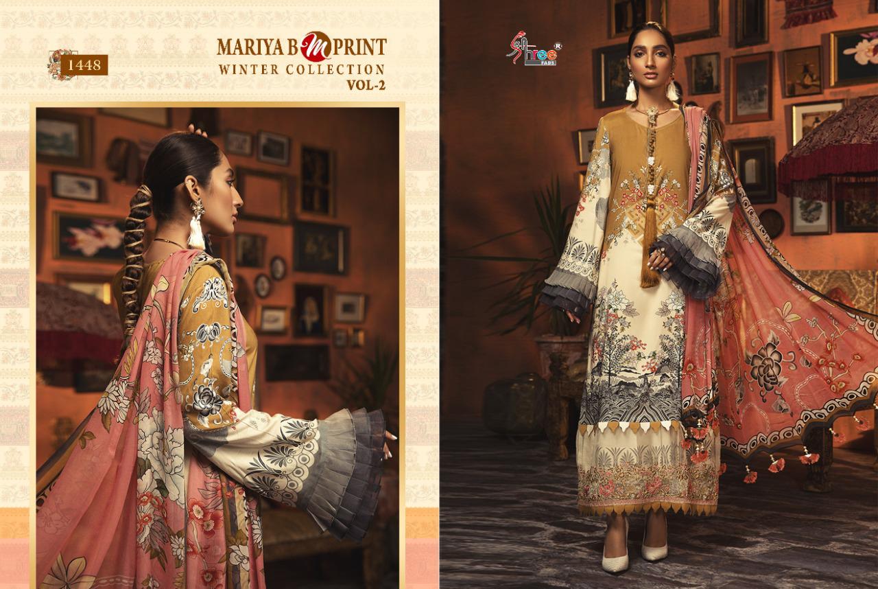 Shree Maria B Mprint Winter Collection 2 Latest Fancy Casual Wear  Pakistani Salwar Suits Collection
