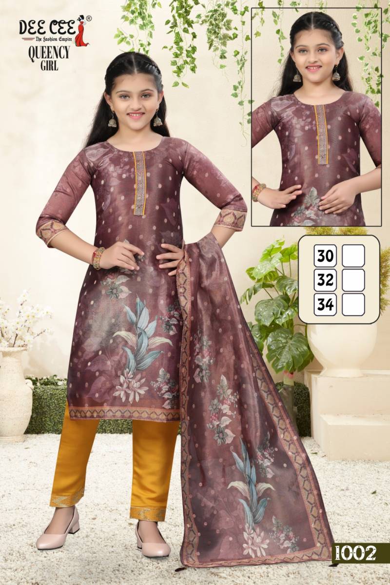 Queency Girl By Deecee Digital Printed Kurti Bottom With Dupatta Wholesale Clothing Suppliers In India