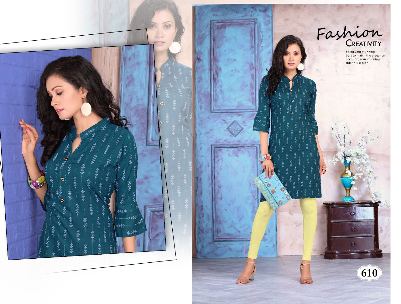 Trendy Heaven 3 Latest Fancy Designer Casual Regular Wear Rayon Printed Kurtis Collection
