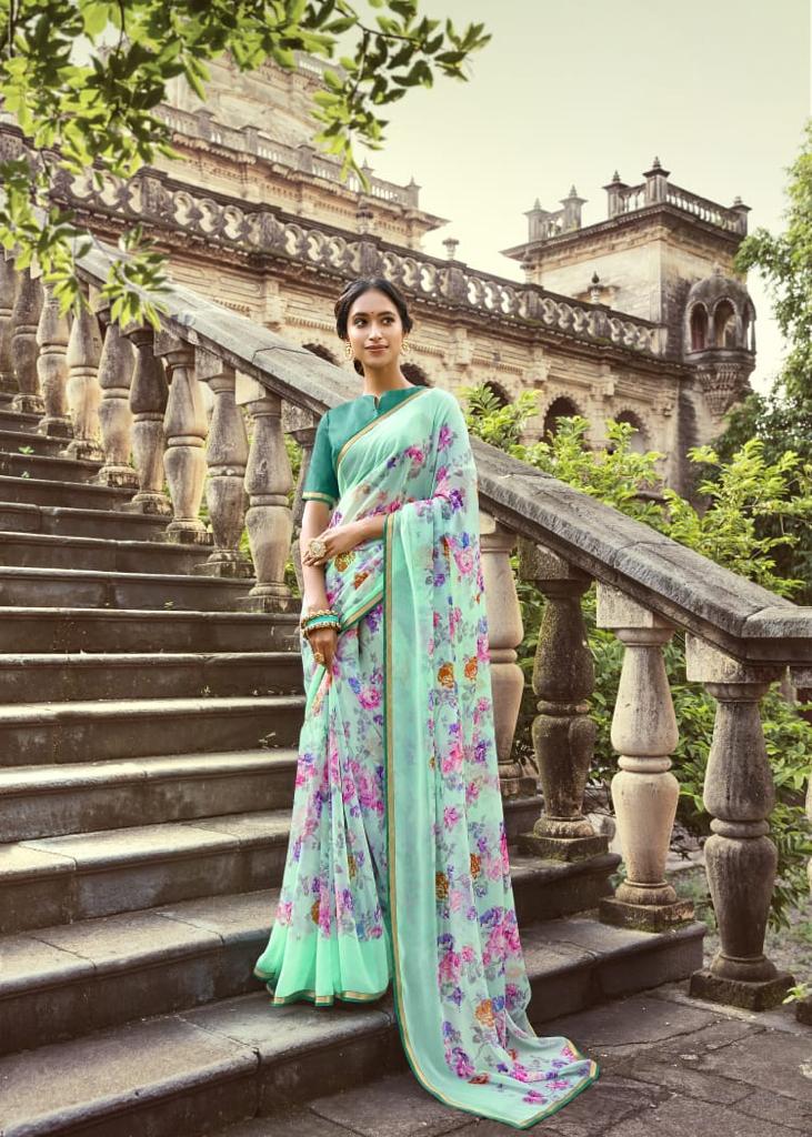 Kashvi Inayat 3 Latest Fancy Designer Chiffon Regular Casual Wear Printed Sarees Collection
