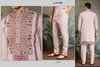 The Fusion Fits 2 by Shubhvastra Viscose Silk Mens Kurta Pajama Wholesalers In Surat