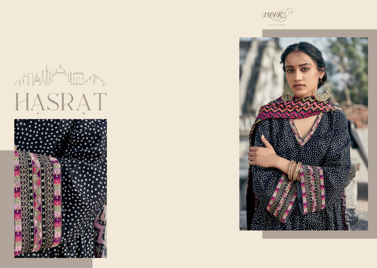 KIMORA PAKIZA Heavy Fancy Designer Pure Finest Cotton Print With Embroidered Salwar Suit Collection
