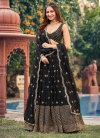 SS 164 Black Georgette Wholesale Designer Party Wear Lehenga Choli In India