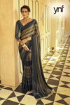 Ynf Rainbow Schiffli 1 Designer Party Wear Silk Printed Saree Collection