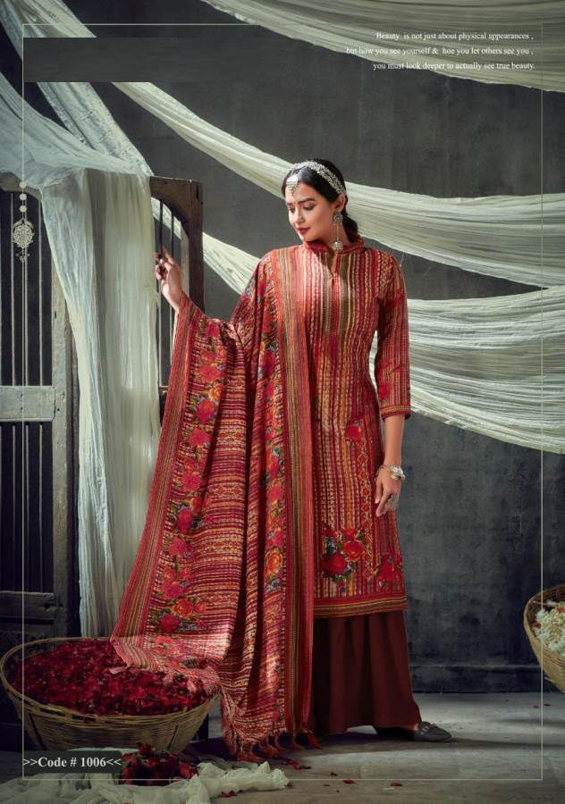 Silky 3 Ready Made Latest Fancy Designer Casual Wear Pashmina Jacquard Winter Salwar Suit Collection
