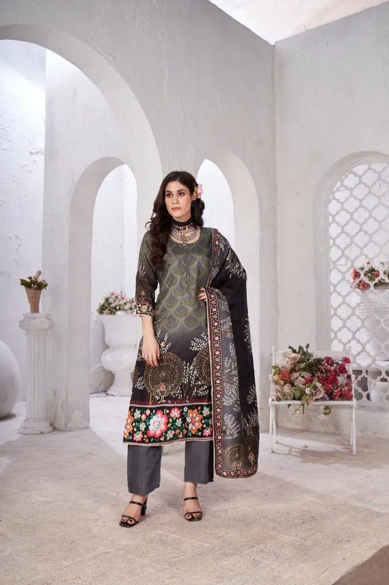 Tanyaa P 399 Maslin Printed Kurti Bottom With Dupatta Online Wholesale