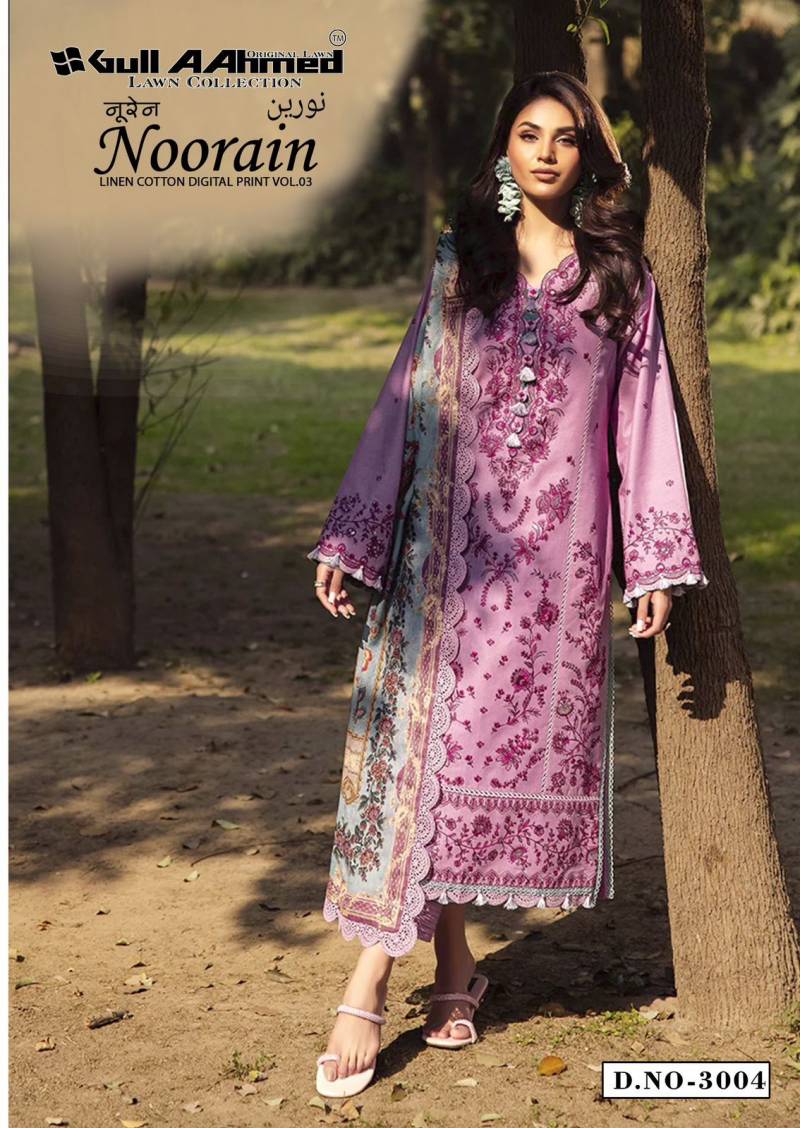 Noorain Vol 3 By Gull A Ahmed Cotton Printed Dress Material Wholesale Market In India