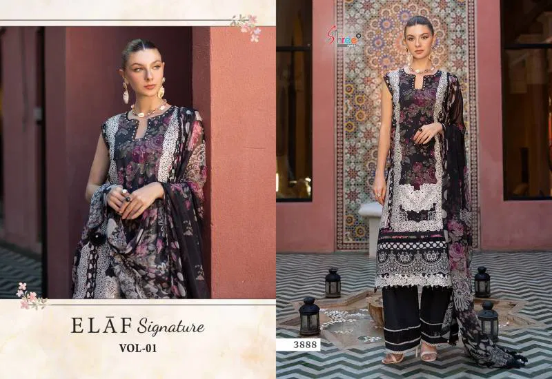 Shree Elaf Signature Vol 1 Cotton Dupatta Pakistani Salwar Kameez Wholesale Suppliers In Mumbai