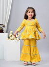 Naisha Kids 02 Rayon Kurta Sharara With Dupatta Wholesale Suppliers In Mumbai