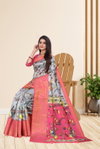 Shrinidhi Soft Silk Kalamkari Printed Designer Saree Catalog
