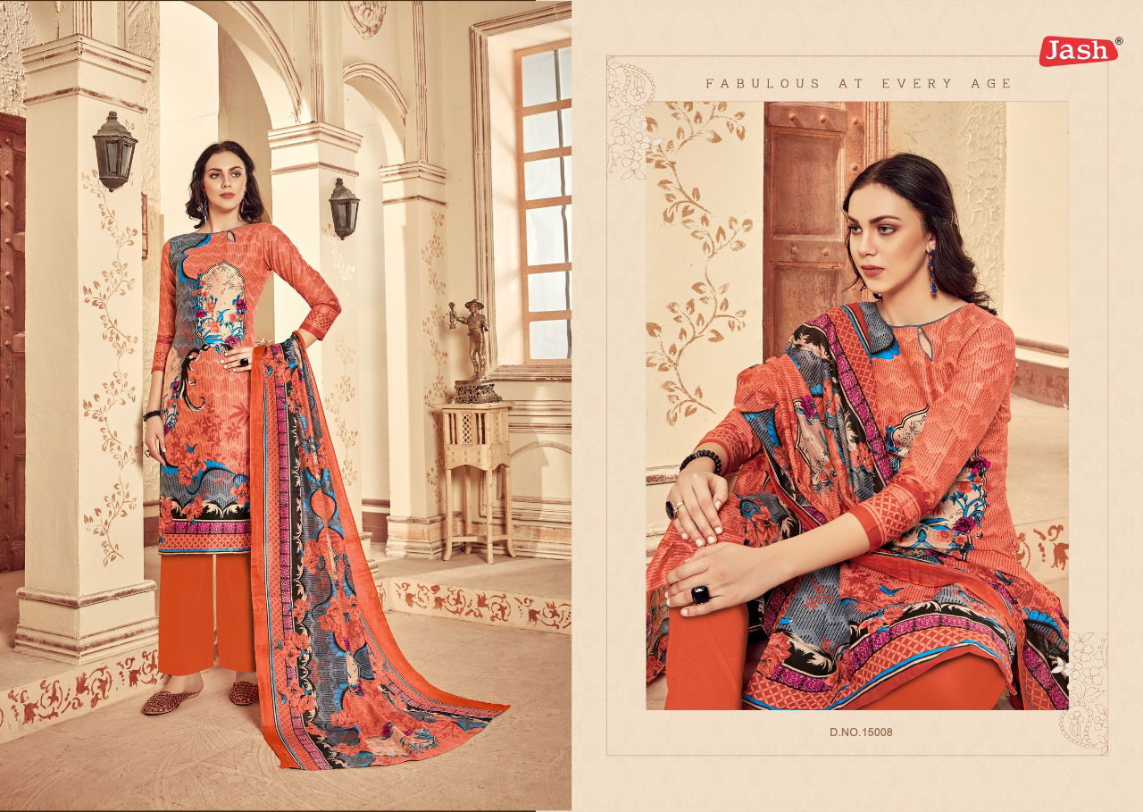 Jash Kusum 15 Exclusive Designer Regular Wear Pure Cotton Dress Material Collection 