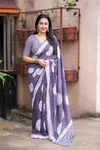 Scmd Anokhi A Digital Printed Linen Cotton Fancy Saree Wholesale Market Surat