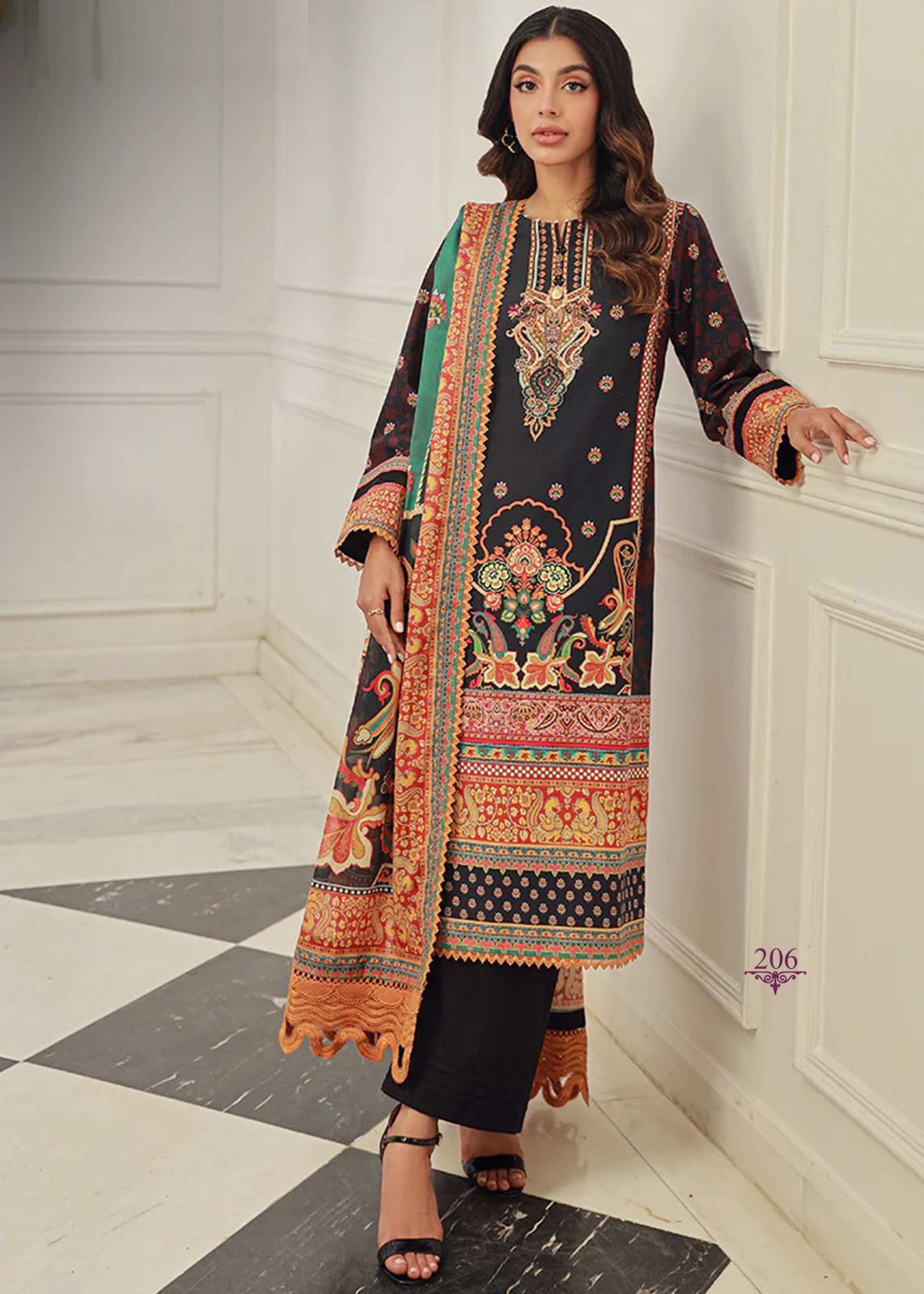  Gulab Vol 2 By Mh Karachi  Cotton Dress Wholesale Suppliers In India