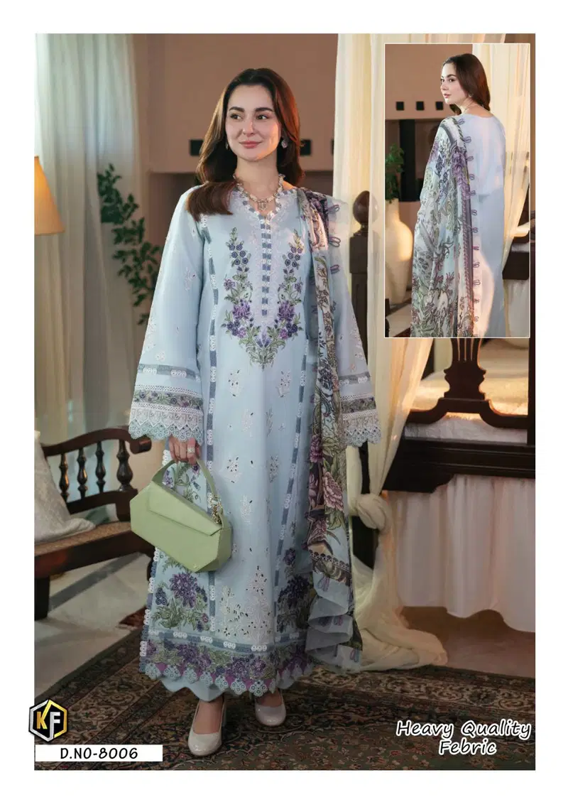 Soha Nazir Vol 8 By Keval Printed Cotton Pakistani Dress Material Order In India