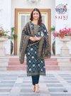 Sajni Vol 7 By Radhika Rayon Printed Kurti With Bottom Dupatta