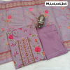Virat Fancy Chanderi Silk Hand Work Kurti With Bottom Dupatta