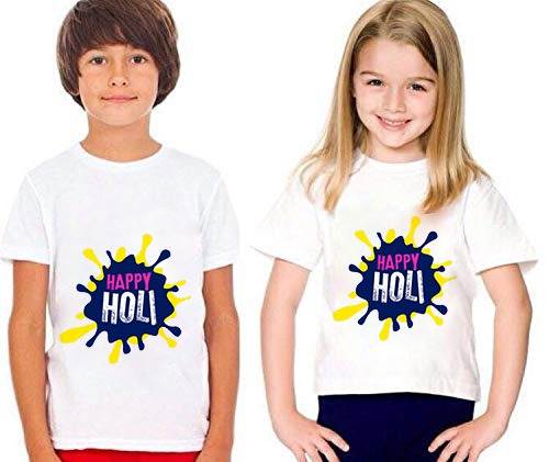 Swara Girl And Boy Holi Special Ethnic Wear Designer Tshirt Collection