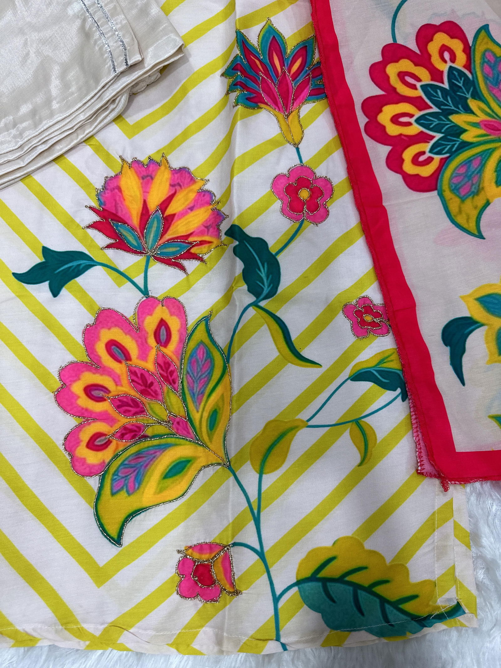 Muslin Mania By Keshav Softest Muslin Kurti With Bottom Dupatta Wholesale Market In Surat 